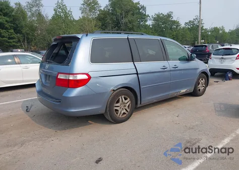 2007 Honda Odyssey Ex-L from USA, damaged, VIN 5FNRL38697B115247
